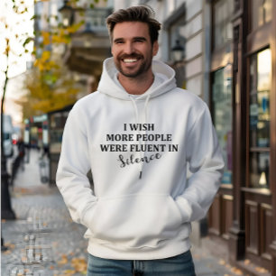 Grappige sarcastische beroemde quote hoodie