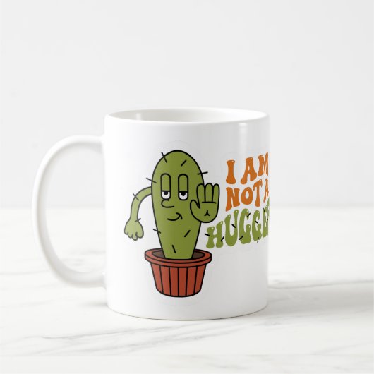 Grappige sarcastische cactus koffiemok (Links)