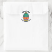 Grappige Sarcastische Cactus Sticker - Alles is go (Tas)