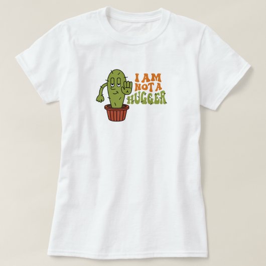 Grappige Sarcastische Cactus T-shirt (Design voorkant)