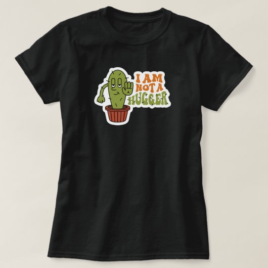 Grappige Sarcastische Cactus T-shirt (Design voorkant)