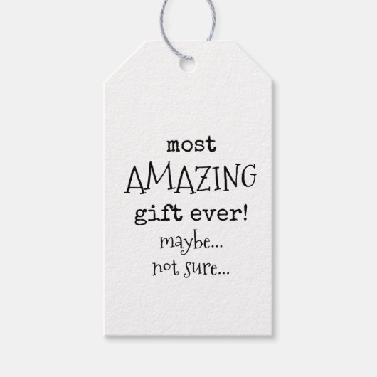 Grappige, sarcastische cadeau Labels Cadeaulabel (Voorkant)