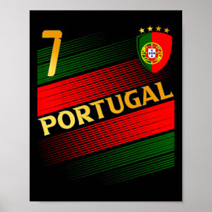 Grappige Sarcastische Cadeauwinkel Portugal Vlag P Poster