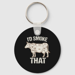 Grappige sarcastische chef-kok slager Cook BBQ Ik  Sleutelhanger
