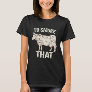Grappige sarcastische chef-kok slager Cook BBQ Ik  T-shirt