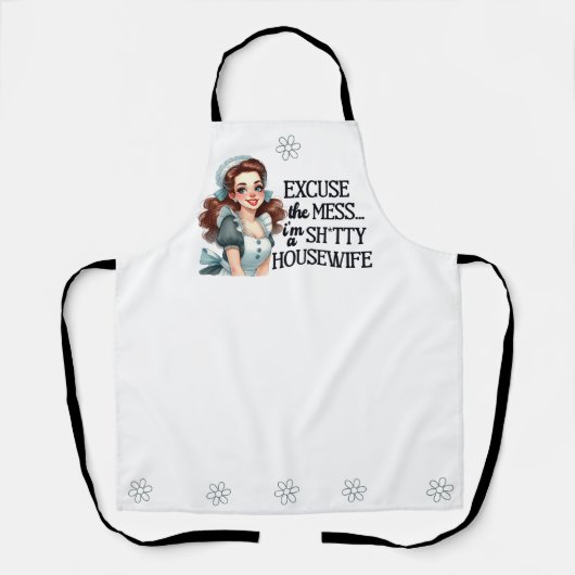 Grappige sarcastische citaten cadeaus voor haar schort (Voorkant)