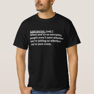 Grappige Sarcastische Definitie T-shirt