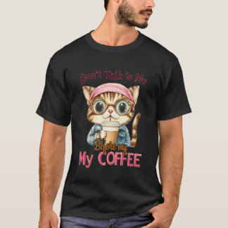 grappige sarcastische dier ironisch ontwerp kat ko t-shirt