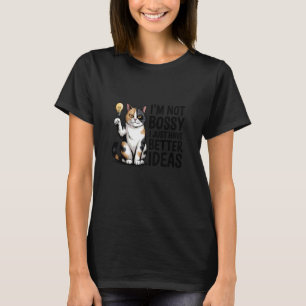 grappige sarcastische dier ironische kat ontwerp t-shirt