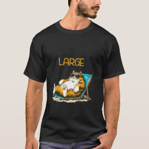 grappige sarcastische dier ironische kitten grote t-shirt