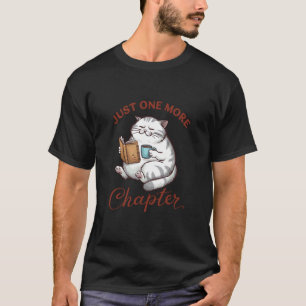 grappige sarcastische dier ironische kitten lezend t-shirt