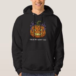 Grappige Sarcastische 'Dit Is Mijn Gelukkige Gezic Hoodie