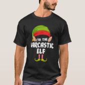 Grappige sarcastische elf matching familie groep P T-shirt (Voorkant)