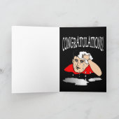 Grappige sarcastische felicitaties kaart (Binnen)