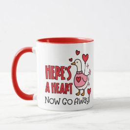 Grappige Sarcastische Gans Valentijnsdag Mok