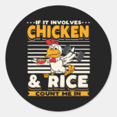 Grappige Sarcastische Gewichtheffen Bodybuilding F Ronde Sticker (Voorkant)