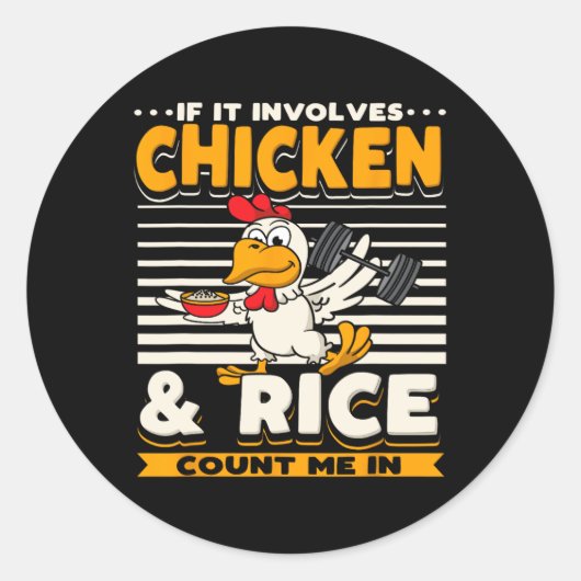 Grappige Sarcastische Gewichtheffen Bodybuilding F Ronde Sticker (Voorkant)