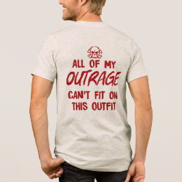 Grappige Sarcastische Gezegden Adult Dark-Humor Tri-Blend Shirt