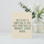 Grappige sarcastische gezegden bekende citaten briefkaart (Staand voorkant)