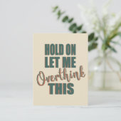 Grappige sarcastische gezegden bekende citaten briefkaart (Staand voorkant)