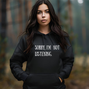 Grappige sarcastische gezegden bekende citaten hoodie