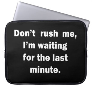 Grappige sarcastische gezegden bekende citaten laptop sleeve