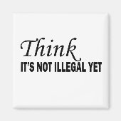 Grappige sarcastische gezegden bekende citaten magneet (Voorkant)