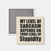 Grappige sarcastische gezegden bekende citaten magneet (Voorkant / Achterkant)
