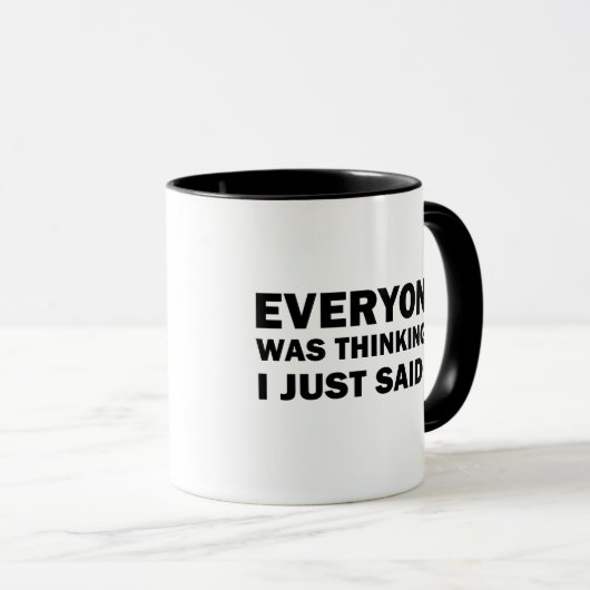 Grappige sarcastische gezegden bekende citaten mok (Voorkant rechts)