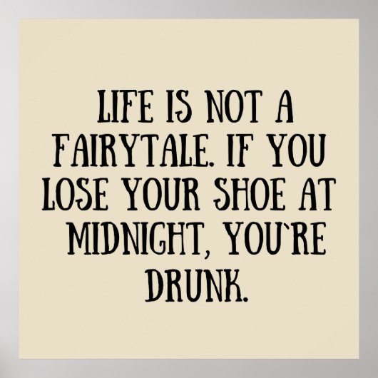 Grappige sarcastische gezegden bekende citaten poster (Voorkant)