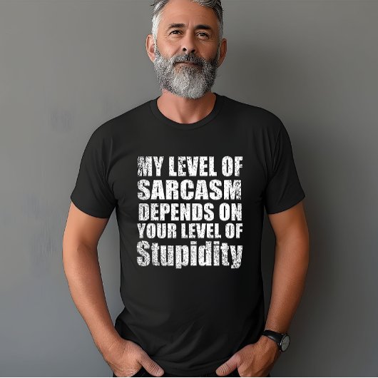Grappige sarcastische gezegden bekende citaten t-shirt