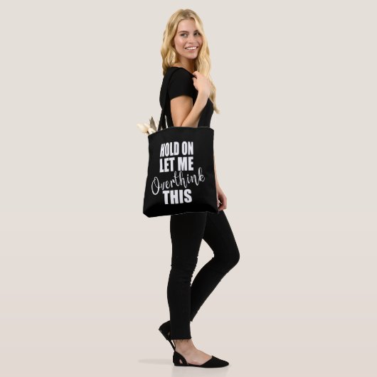 Grappige sarcastische gezegden bekende citaten tote bag (Op model)