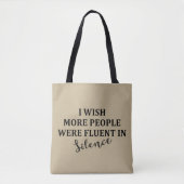 Grappige sarcastische gezegden bekende citaten tote bag (Voorkant)