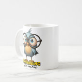 Grappige sarcastische gezegden, doen alsof ze norm koffiemok (Voorkant links)