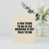 Grappige sarcastische gezegden introvert quotes briefkaart (Staand voorkant)