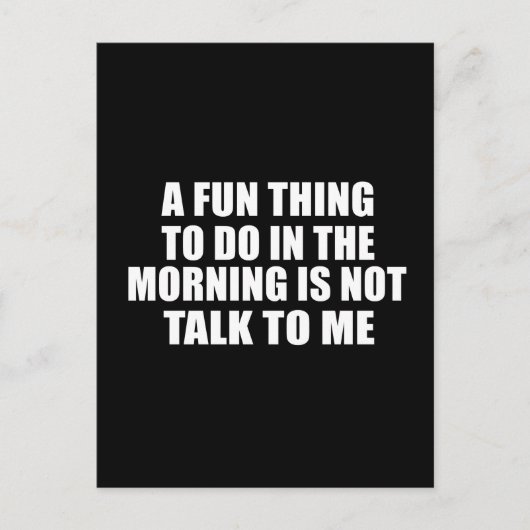 Grappige sarcastische gezegden introvert quotes briefkaart (Voorkant)