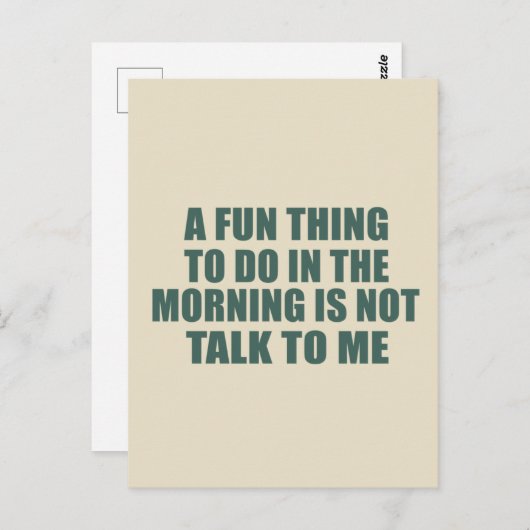 Grappige sarcastische gezegden introvert quotes briefkaart (Voorkant / Achterkant)