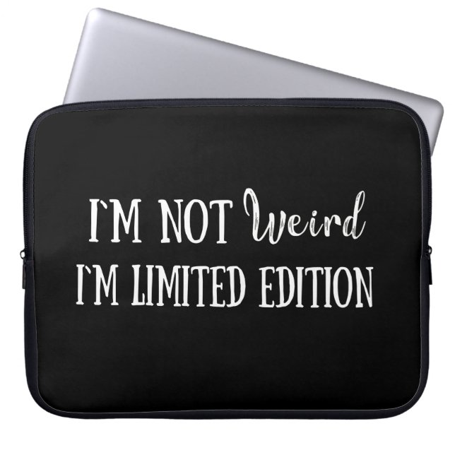 Grappige sarcastische gezegden introvert quotes laptop sleeve (Voorkant)