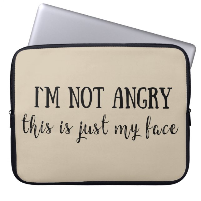 Grappige sarcastische gezegden introvert quotes laptop sleeve (Voorkant)