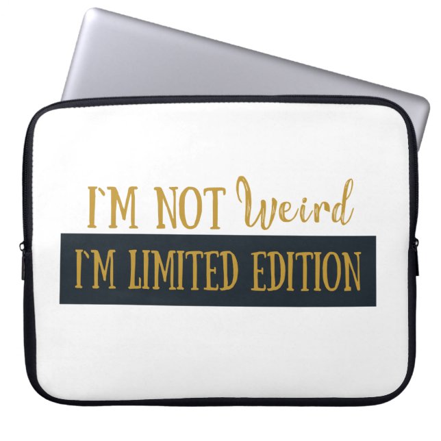 Grappige sarcastische gezegden introvert quotes laptop sleeve (Voorkant)