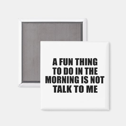 Grappige sarcastische gezegden introvert quotes magneet (Voorkant / Achterkant)