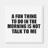 Grappige sarcastische gezegden introvert quotes magneet (Voorkant)