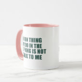 Grappige sarcastische gezegden introvert quotes mok (Voorkant links)