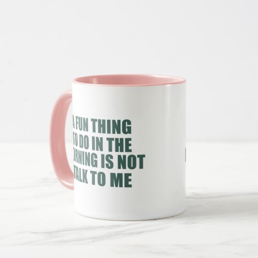 Grappige sarcastische gezegden introvert quotes mok (Voorkant links)