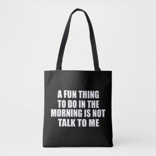 Grappige sarcastische gezegden introvert quotes tote bag