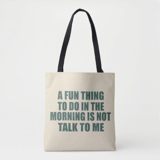 Grappige sarcastische gezegden introvert quotes tote bag (Voorkant)