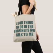 Grappige sarcastische gezegden introvert quotes tote bag (Dichtbij)