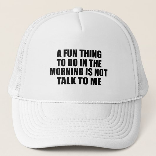 Grappige sarcastische gezegden introvert quotes trucker pet (Voorkant)