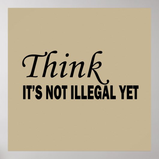 grappige sarcastische gezegden poster (Voorkant)