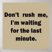 grappige sarcastische gezegden poster (Voorkant)